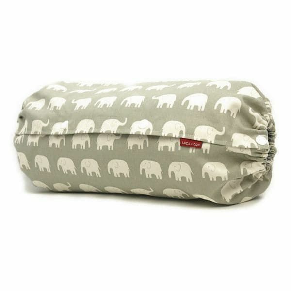 【M】象さん柄グレー/抱っこひも収納カバー「ルカコ」 0284-11