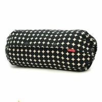  【M】北欧風変わりドット ブラック×ベージュ/抱っこひも収納カバー「ルカコ」 0338-11