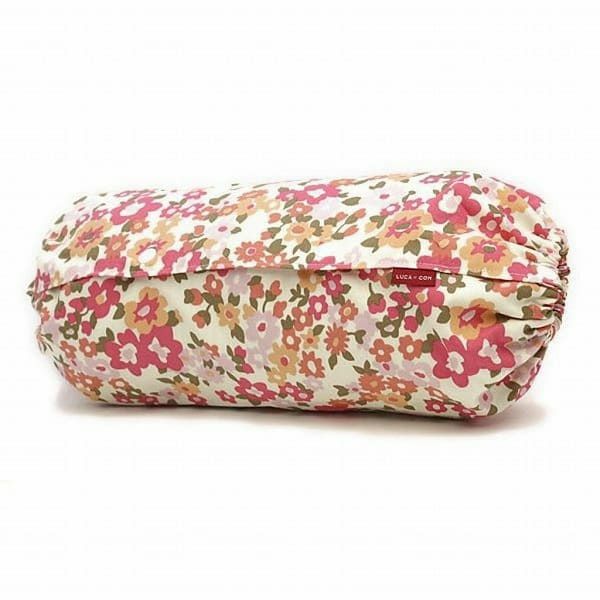  【M】アートな花柄 カラフルピンク/抱っこひも収納カバー「ルカコ」 0394-11