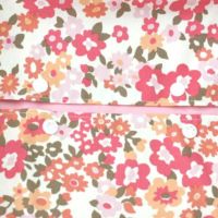  【M】アートな花柄 カラフルピンク/抱っこひも収納カバー「ルカコ」 0394-11