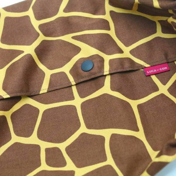  【M】上品なアニマルきりん柄/抱っこひも収納カバー「ルカコ」0669-11