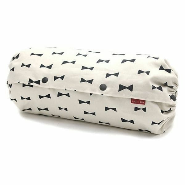 【L】シンプルリボン アイボリー/抱っこひも収納カバー「ルカコ」 88-0870-11