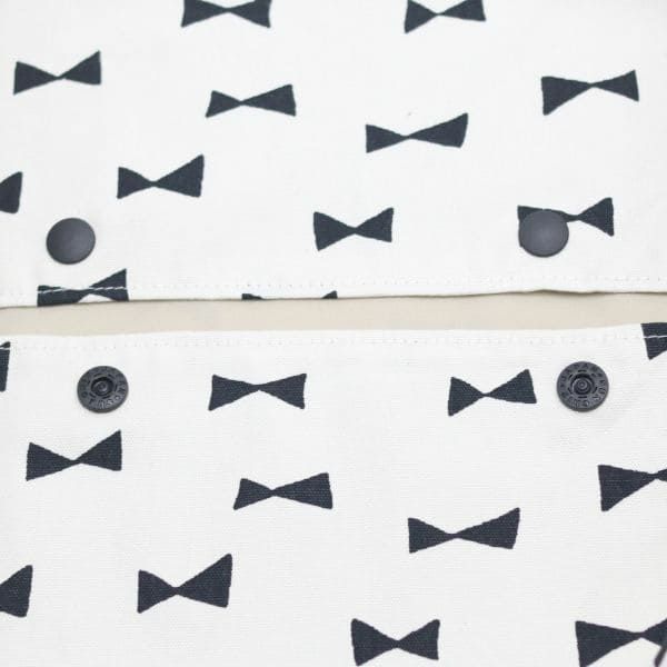 【L】シンプルリボン アイボリー/抱っこひも収納カバー「ルカコ」 88-0870-11