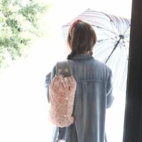  【M】【防水生地】ナイロンオックス ピンクの小花柄/抱っこひも収納カバー「ルカコ」 0969-11