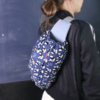 【L】フレンチブルドック ブルー/抱っこひも収納カバー「ルカコ」88-0978-11