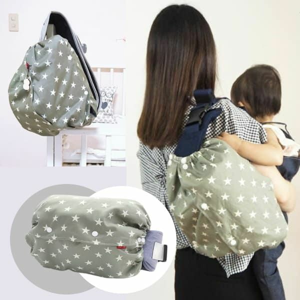 抱っこひも収納カバールカコの使い方 収納方法 抱っこ紐 エルゴ 360 クールエア ヒップシートキャリア ベビービョルン他 収納カバールカコ 通販