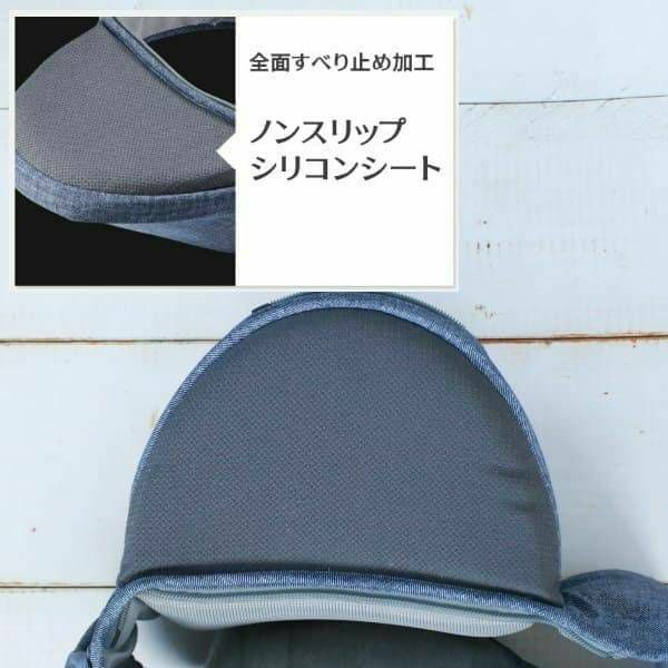 【ポグネー】ナンバーファイブプラス【デニムブルー×ストライプ】抱っこ紐/ヒップシート/抱っこ紐収納カバーセット正規取扱店ルカコPOGNAE1000-02-01