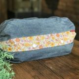 【M】【レイヤー】ダンガリーブルー×ダリアイエロ/抱っこひも収納カバー「ルカコ」0955-11