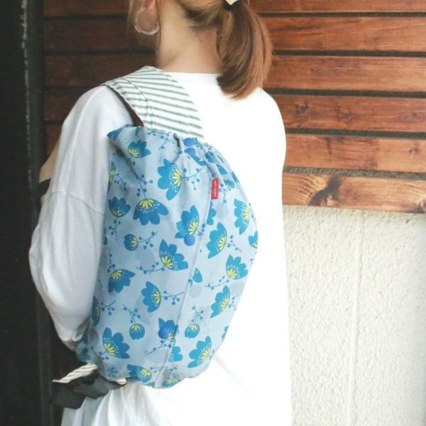 【L】【防水生地】ナイロンオックス ピッツィの花柄 /抱っこひも収納カバー「ルカコ」 88-1057-11