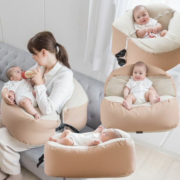 おやすみたまごプラス赤ちゃん寝かしつけ授乳クッション ベビーベッド  