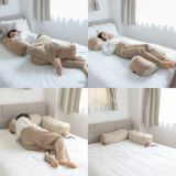 【おやすみたまごプラス】赤ちゃん寝かしつけ授乳クッション ベビーベッド Cカーブ ソファー 妊婦抱き枕 新生児 双子にも長く使えるビーズクッション正規品 日本製1000-03-6