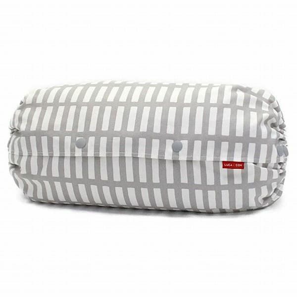 【M】北欧風スクエア柄グレー/抱っこひも収納カバー「ルカコ」1047-11