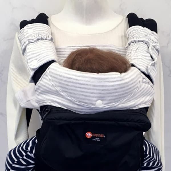 抱っこ紐のよだれカバー、前向きよだれカバー,胸元カバー3点セット【ふわもち綿コットン】ナップナップ(napnap)1000-20-25