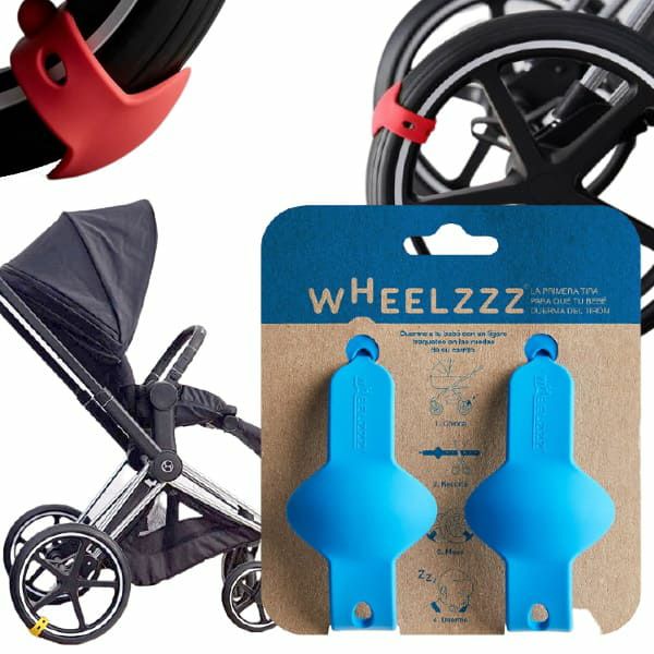 ウィールズ(wheelzzz)【ブルー】ベビーカーで寝かしつけ！新生児～1歳2歳3歳のスペイン生まれのベビーカーでドライブ中のカタンカタンの心地よさ1000-31-02