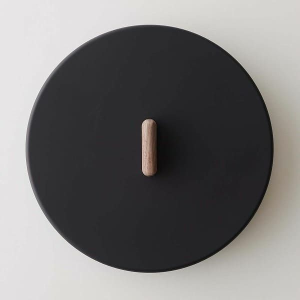 【フライパンジュウ】鉄フライパン 取っ手が取れる、収納できる、IH対応オーブン可の藤田金属(八尾)日本製！おしゃれなフライパン【Mサイズ蓋単品】ウォルナット・ブラウンFRYING PAN JIU1000-32-23