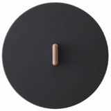 【フライパンジュウ】鉄フライパン 取っ手が取れる、収納できる、IH対応オーブン可の藤田金属(八尾)日本製！おしゃれなフライパン【Lサイズ蓋単品】ウォルナット・ブラウンFRYING PAN JIU1000-32-25