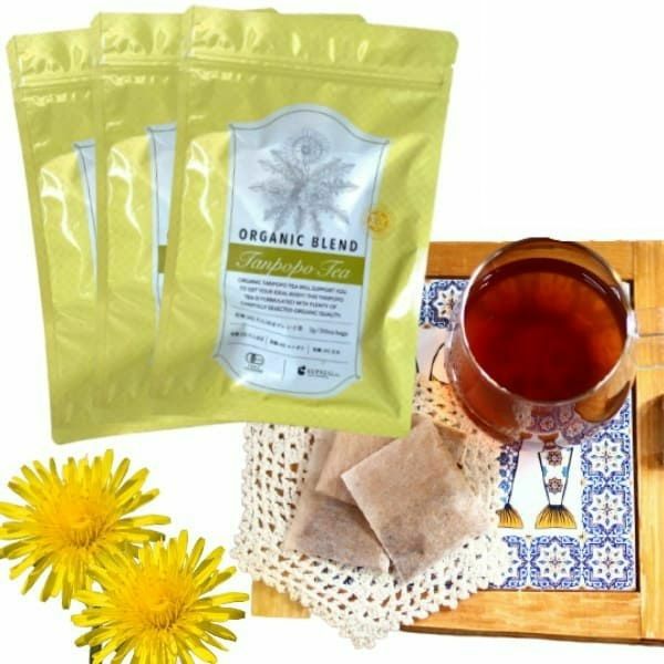 【たんぽぽ茶】母乳育児 妊婦さん 乳腺炎ママにも試してほしい、ごくごく飲める【ルカポポ茶】【有機JAS】オーガニック(たんぽぽ葉(根）・ルイボスティー・玄米)美味しい、水出し簡単!93個(3袋+3個)1000-39-04