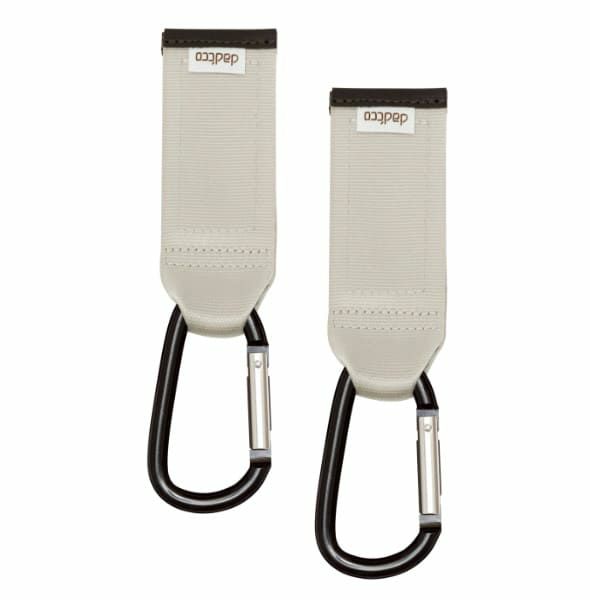 ベビーカーフック荷物掛け カラビナ ダディッコ付け方簡単日本製の丈夫なブランド2個セット