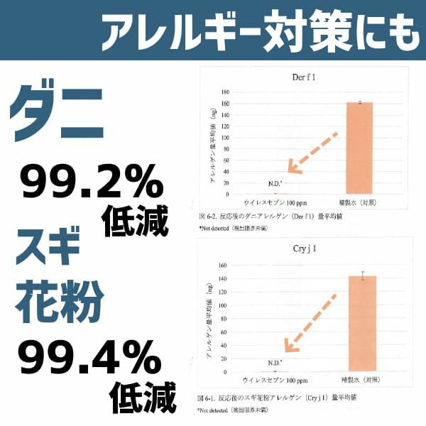 【ウイレスセブン】お得な2本セット次亜塩素酸水(弱酸性で安全)300mlスプレー噴霧　ノンアルコール 強力除菌・瞬間消臭・消毒・カビやノロウイルス・アレルギー対策に 日本製1000-21-35