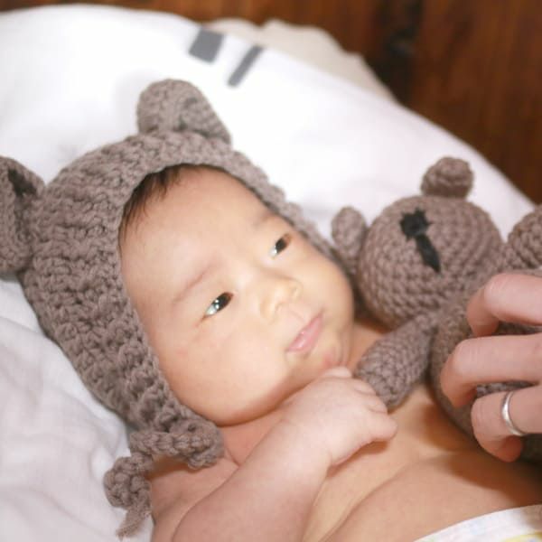 ニューボーンフォト セルフ(新生児写真)ベビー赤ちゃんフォト衣装 