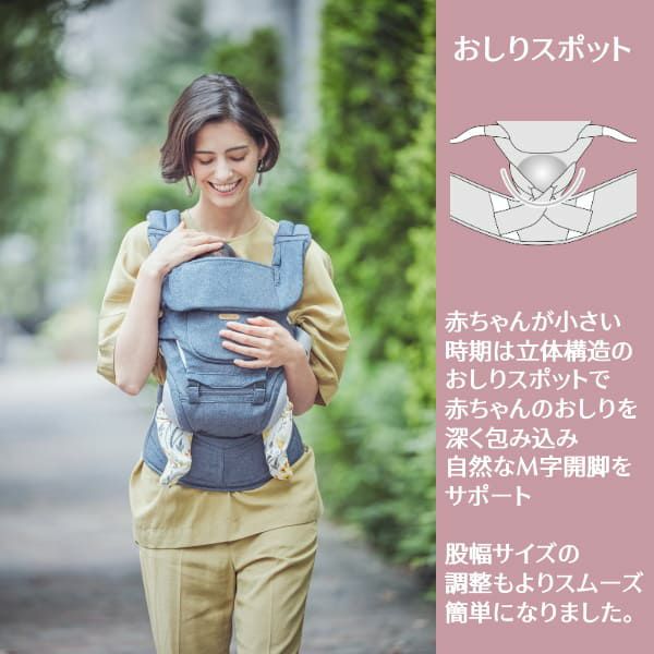 BELK-S(ベルクエス)│ベビーアンドミー(BABY&Me) 2021最新ヒップシートキャリア│ファーストオプションセット ダークグレー1000-07-82