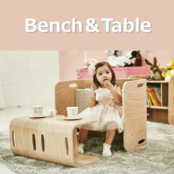 【コロコロデスク＆チェア】1歳2歳3歳4歳こどもキッズ椅子と木製のおしゃれでシンプルなテーブル＆デスクのセット【ナチュラル】1000-43-09