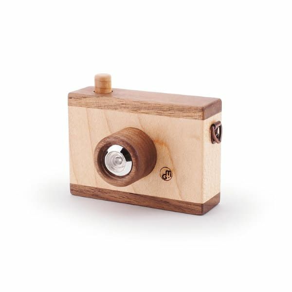 キッズ・こども木製トイカメラ 日本製【マストロジェペット】おしゃれな木製おもちゃ(CIACK!)チャック