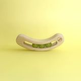 FAVA(ファーヴァ)お豆の赤ちゃんガラガララトル【マストロジェペット】木製知育玩具 日本製 グリーン1000-48-04