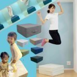  2歳3歳4歳のトランポリンクッション【JUMP CUBE】おうち時間で体幹・バランス感覚を鍛えて運動不足解消に、誕生日プレゼントにおすすめ。1000-23-08