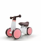 1歳2歳のファーストバイクbubrin(バブリン)子供用4輪乗用玩具。おしゃれでかわいい誕生日プレゼントとしておすすめ！サドルの高さ調節可、室内屋外で使える組み立て不要はじめての乗り物1000-45-11