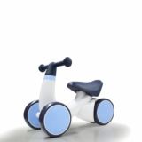 1歳2歳のファーストバイクbubrin(バブリン)子供用4輪乗用玩具。おしゃれでかわいい誕生日プレゼントとしておすすめ！サドルの高さ調節可、室内屋外で使える組み立て不要はじめての乗り物1000-45-11