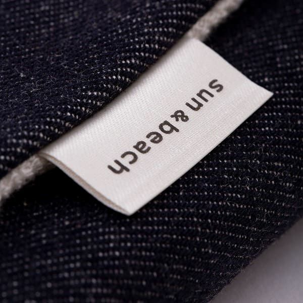 サンアンドビーチ(sun&beach)デニムネイビー【よだれパッド】サンアンドビーチ正規取扱店ルカコストアで試着比較購入可1000-51-22