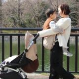 ノルン(N/ORN)抱っこ紐バッグ(日本製)【ベージュ】ヒップシートになるマザーズバッグ(防水・抗菌防臭)腰すわり後（生後約7か月頃）～20㎏（5歳頃）まで長く使える熟練のバッグ職人が創ったおしゃれなショルダーバッグ1000-52-01