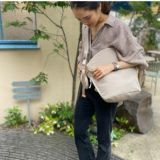 ノルン(N/ORN)抱っこ紐バッグ(日本製)【ベージュ】ヒップシートになるマザーズバッグ(防水・抗菌防臭)腰すわり後（生後約7か月頃）～20㎏（5歳頃）まで長く使える熟練のバッグ職人が創ったおしゃれなショルダーバッグ1000-52-01