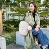 ノルン(N/ORN)抱っこ紐バッグ(日本製)【ベージュ】ヒップシートになるマザーズバッグ(防水・抗菌防臭)腰すわり後（生後約7か月頃）～20㎏（5歳頃）まで長く使える熟練のバッグ職人が創ったおしゃれなショルダーバッグ1000-52-01
