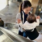 ノルン(N/ORN)抱っこ紐バッグ(日本製)【ブラック】ヒップシートになるマザーズバッグ(防水・抗菌防臭)腰すわり後（生後約7か月頃）～20㎏（5歳頃）まで長く使える熟練のバッグ職人が創ったおしゃれなショルダーバッグ1000-52-02