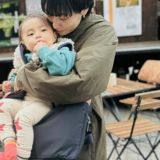 ノルン(N/ORN)抱っこ紐バッグ(日本製)【ブラック】ヒップシートになるマザーズバッグ(防水・抗菌防臭)腰すわり後（生後約7か月頃）～20㎏（5歳頃）まで長く使える熟練のバッグ職人が創ったおしゃれなショルダーバッグ1000-52-02