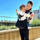 ノルン(N/ORN)抱っこ紐バッグ(日本製)【ブラック】ヒップシートになるマザーズバッグ(防水・抗菌防臭)腰すわり後（生後約7か月頃）～20㎏（5歳頃）まで長く使える熟練のバッグ職人が創ったおしゃれなショルダーバッグ1000-52-02