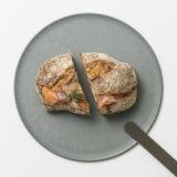 まな板になるおしゃれなお皿【チョップレート】レンジ・食洗器OK！カッティングボード(まな板プレート)日本製(大阪堺市)CHOPLATE【22cm×ストーングレーの4枚セット】1000-53-29