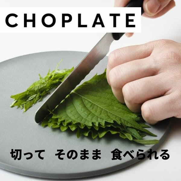 まな板になるおしゃれなお皿【チョップレート】レンジ・食洗器OK！カッティングボード(まな板プレート)日本製(大阪堺市)CHOPLATE【260mm中×黒】1枚 1000-53-50