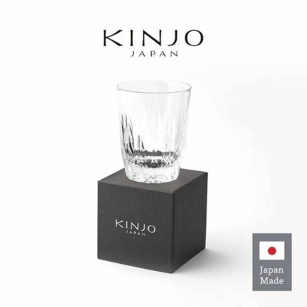 【2個セット送料無料】割れないグラス(ウイスキー・ロックグラス)KINJO JAPAN E1 シリコングラス 日本製  新築祝や父の日に。割れないコップは1歳誕生日や介護施設入所時、アウトドアにも活躍。錦城護謨(八尾)日本製  レンジ対応、保温性・高級感・ラグジュアリーなクリアグラス ...