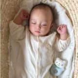 ラトル【ガラガラ】日本製 3ヵ月～ベビーに赤ちゃんおもちゃ出産祝い知育玩具 握りやすい持ち手付きのふわふわ柔らかく肌触りのいい素材で心地いい鈴の優しい音色 うさぎ・くま型1000-42-25