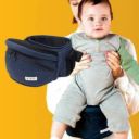 POLBAN BASIC(ポルバン ベーシック)リップストップネイビー 生後10日～腰がすわる乳児期（7ヵ月頃）まで横抱き抱っこ補助や授乳補助、腰がすわった7カ月頃から気軽に簡単に抱っこ、他のポルバンヒップシートに比べて軽く、コンパクトなスタンダードモデル 1000-58-20