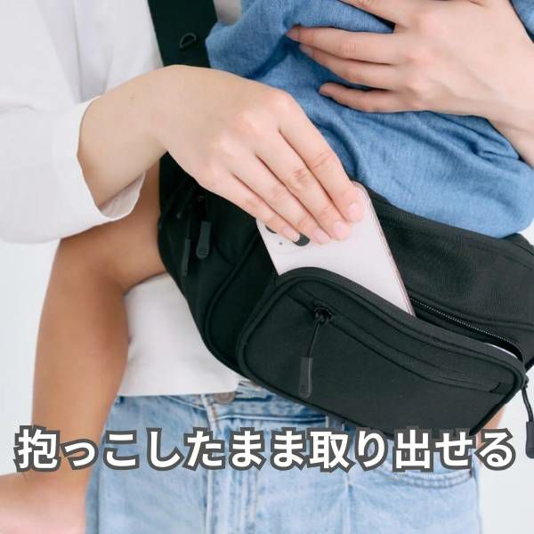 【2件套】POMULU抱抱包 2WAY育兒抱坐單肩包(從日本到台灣)日本的人氣品牌　6個月至1歲,2歲,3歲,4歲,20公斤【附有初始鑰匙飾物】1000-57-05