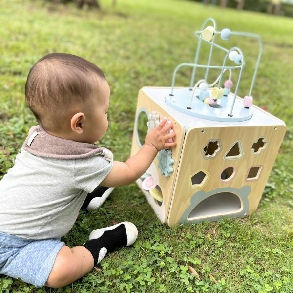 1歳2歳3歳ボックスおもちゃ【知育玩具】木製モンテッソーリ玩具【8種類 