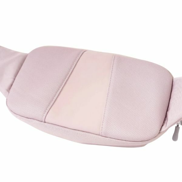 POMULU抱抱包 2WAY育兒抱坐單肩包【開花粉紅色的】(從日本到台灣或香港)日本的人氣品牌　6個月至1歳2歳3歳4歳　20公斤【附有初始鑰匙飾物】