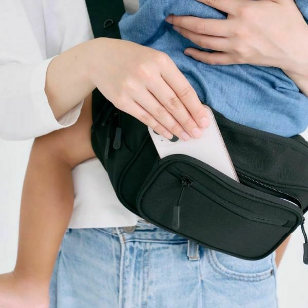 【レンタル試着そのまま購入決済用】ポムル(POMULU)ヒップシートショルダーバッグ【カジュアルブラック】1000-57-13