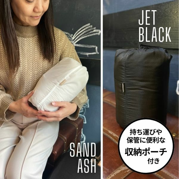 防寒ケープ(抱っこ紐ヒップシート ベビーカー対応)赤ちゃん新生児から1歳2歳3歳 寒さ対策 【暖か軽い洗える】多機能 撥水加工のサーモライトエコメイド エアバギー【サンドアッシュ】1000-63-01